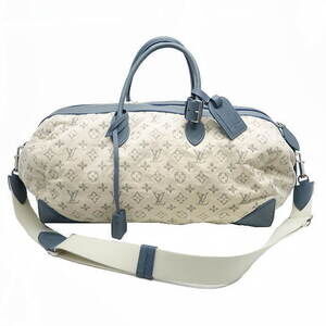 Louis Vuitton Handbag Spring Summer Collection Speedy Round Canvas Calfskin Blue